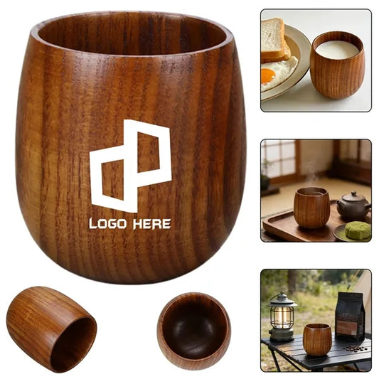 Wooden Drinking Tea Cup