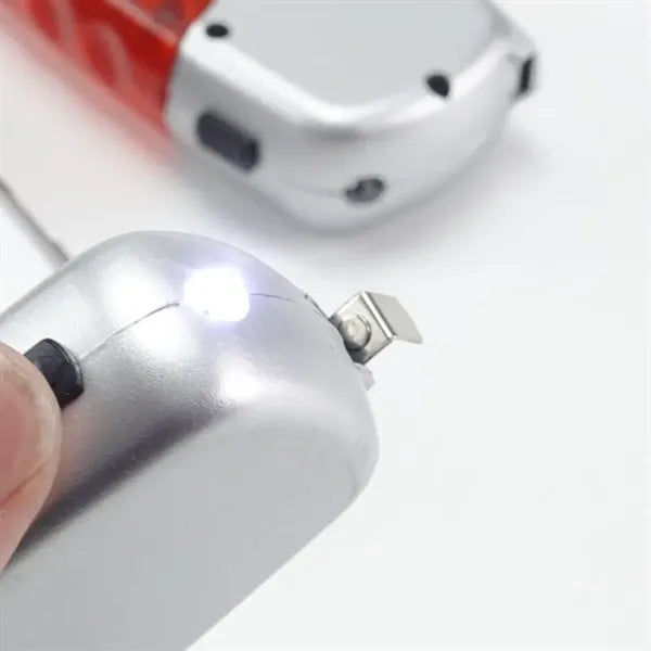 Portable 4-in-1 Compact Travel Tool with LED Flashlight
