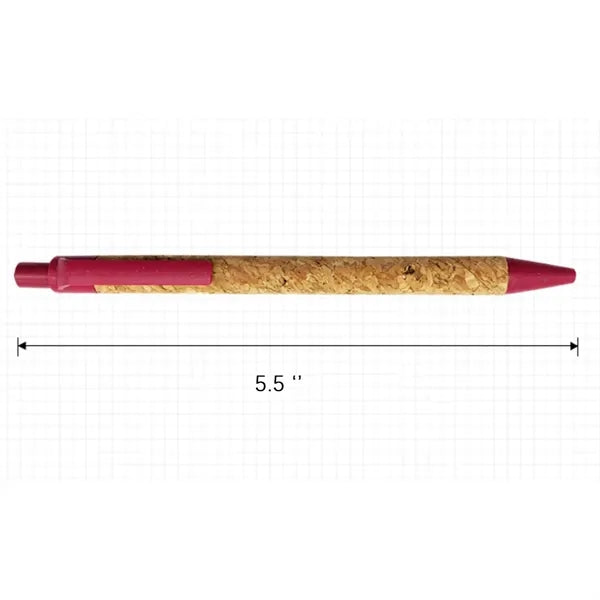 Wheat Straw Eco Friendly Cork Recycled Ballpoint Pens