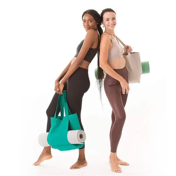 Big Capacity Yoga Mat Carrier Fitness Canvas Tote Bag