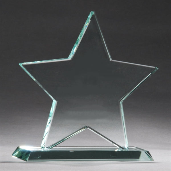Jade Glass Star Award 5.75x5 7/8