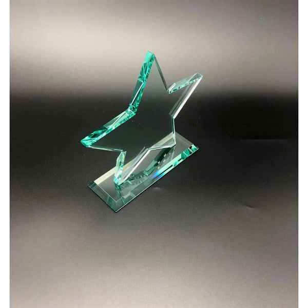 Jade Glass Star Award 5.75x5 7/8
