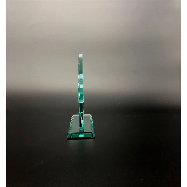 Jade Glass Star Award 5.75x5 7/8