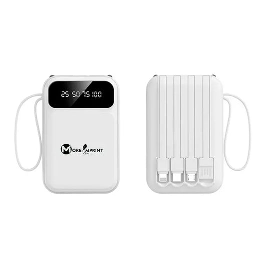 20,000mAh Portable Charger with Built-in USB-C Cable