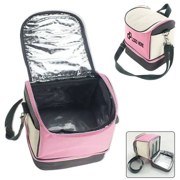 Double Layer Lunch Cooler Bag