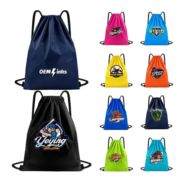 Sports Fitness Waterproof Durable Drawstring Backpack