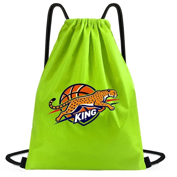 Sports Fitness Waterproof Durable Drawstring Backpack