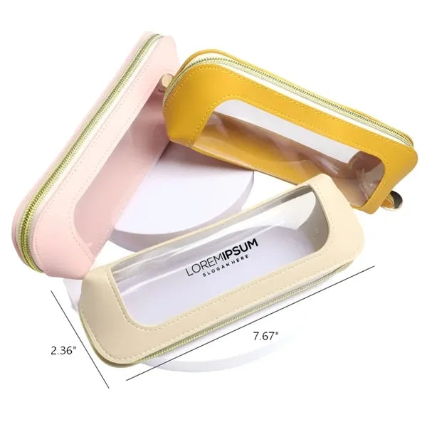 PVC Cosmetic Pouch w/Zipper