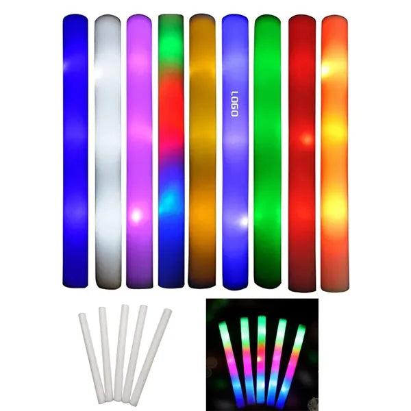 LED Foam Sticks Glow Wands Neon Party Supplies