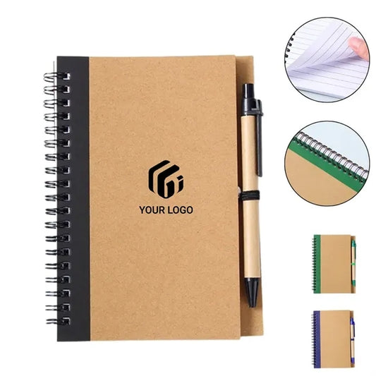 Portable multi-purpose 360-degree flip coil notebook