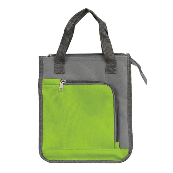 Color-Block Insulated Cooler Tote Bag