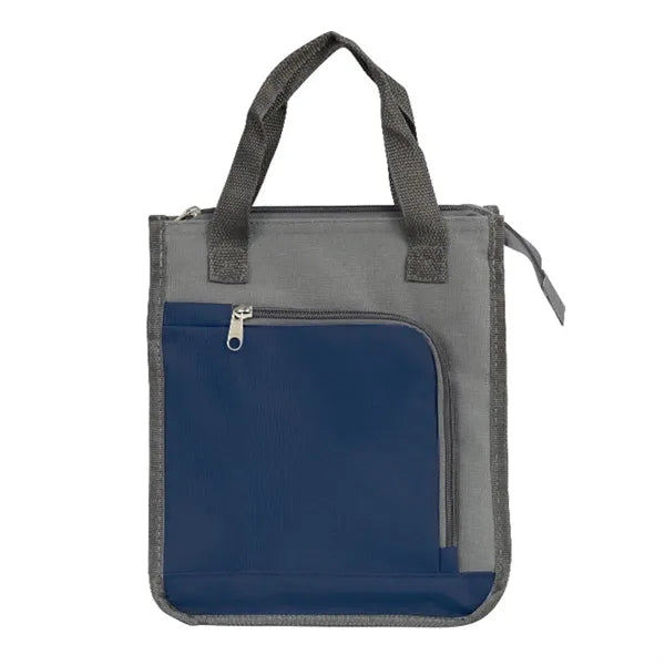 Color-Block Insulated Cooler Tote Bag