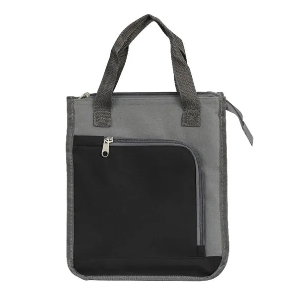 Color-Block Insulated Cooler Tote Bag