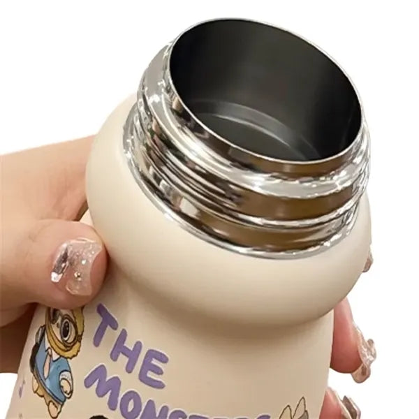 17 oz Kids Stainless Steel Vacuum Bottle W/ Handle Straw Lid