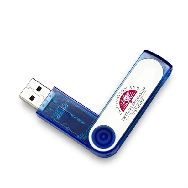 Steward Translucent Oval Showcase Swivel USB
