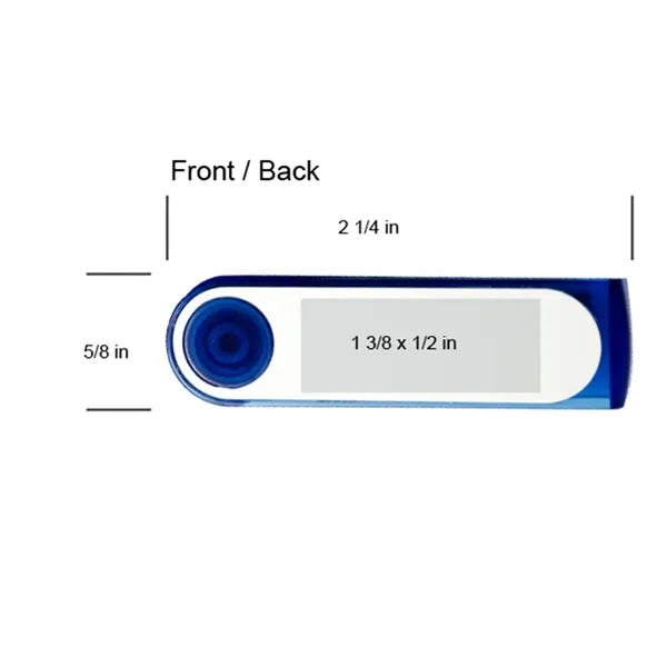 Steward Translucent Oval Showcase Swivel USB