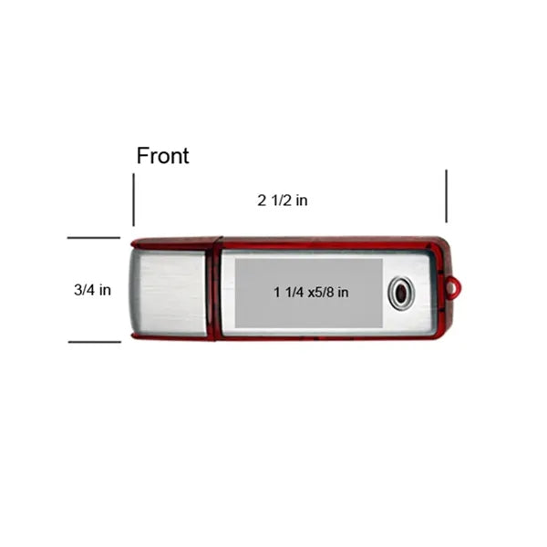 Maytown Translucent Rectangle Showcase USB