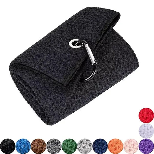 Waffle Weave Microfiber Golf & Sports Towel