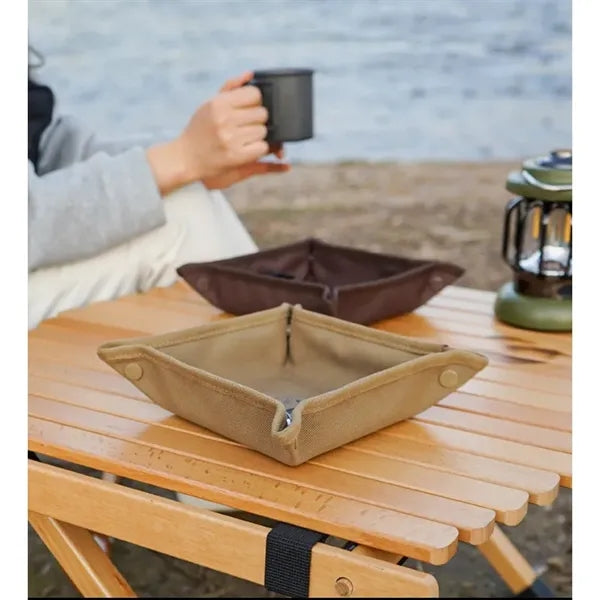 Foldable Oxford Camping Storage Tray