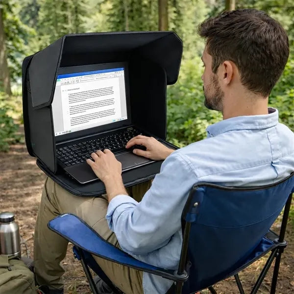 Laptop Sun Shade for 14 Inch for Working Outside