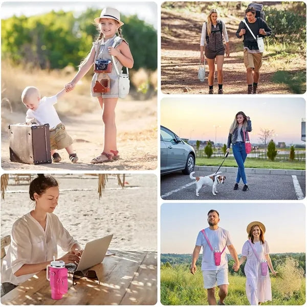 Neoprene Water Bottle Holder With Strap