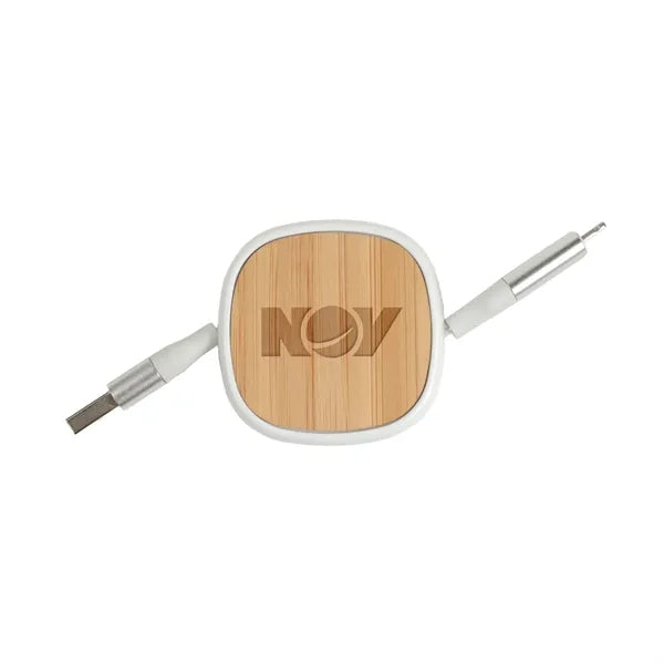 BambooRetract 4-in-1 Charging Cable