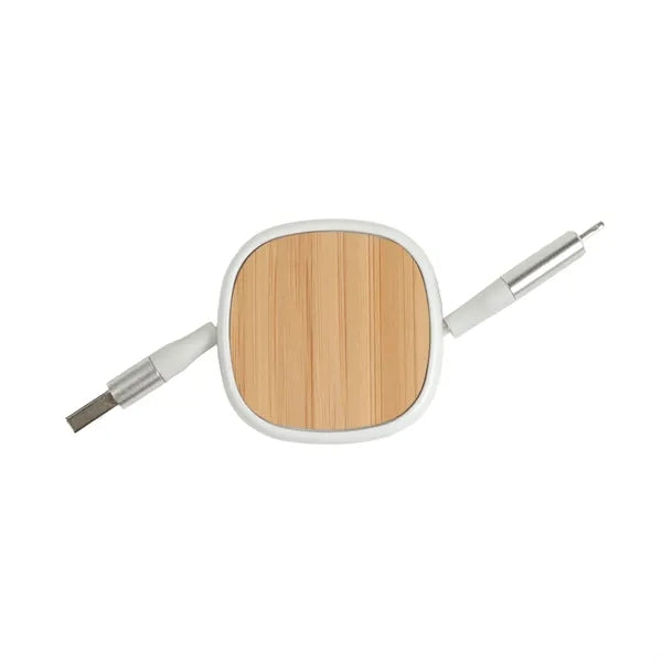 BambooRetract 4-in-1 Charging Cable