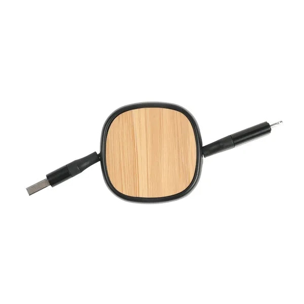 BambooRetract 4-in-1 Charging Cable