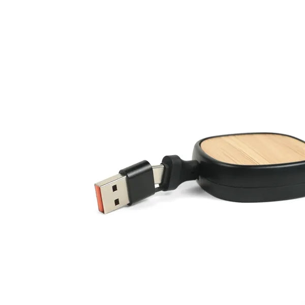 BambooRetract 4-in-1 Charging Cable
