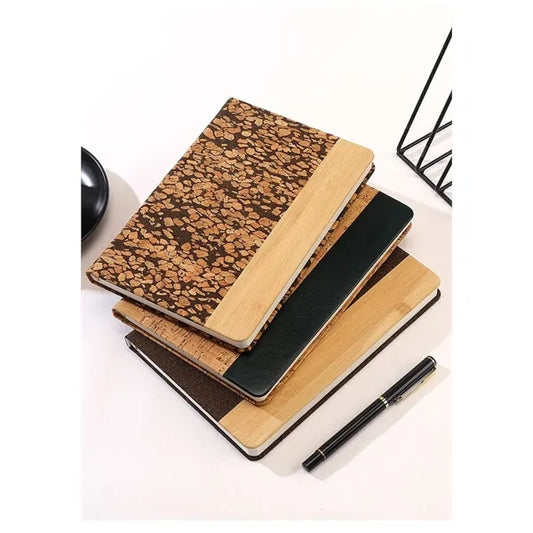 Coffee-Ground Patchwork A5 Notebook