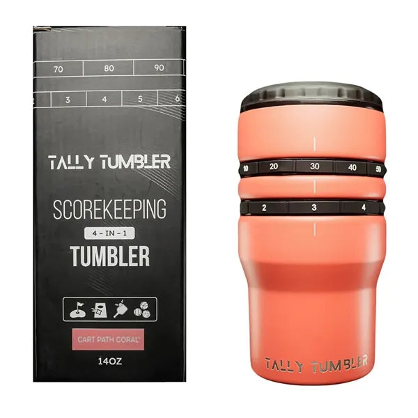 Tally Tumbler 4-in-1 Can Cooler & Scorekeeper 14oz