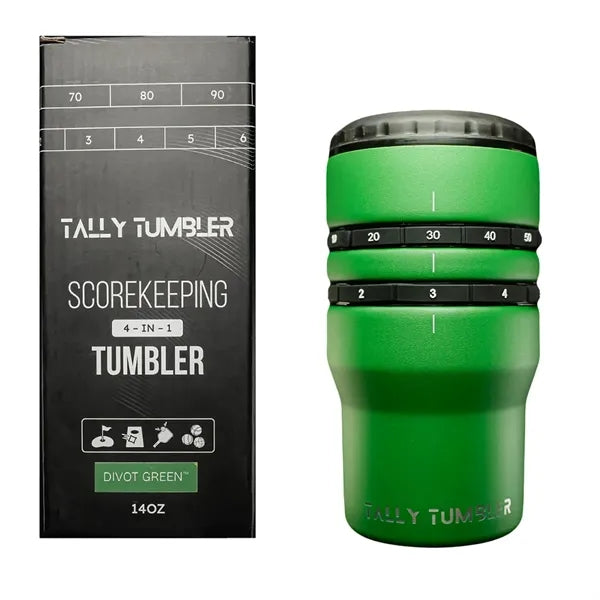 Tally Tumbler 4-in-1 Can Cooler & Scorekeeper 14oz