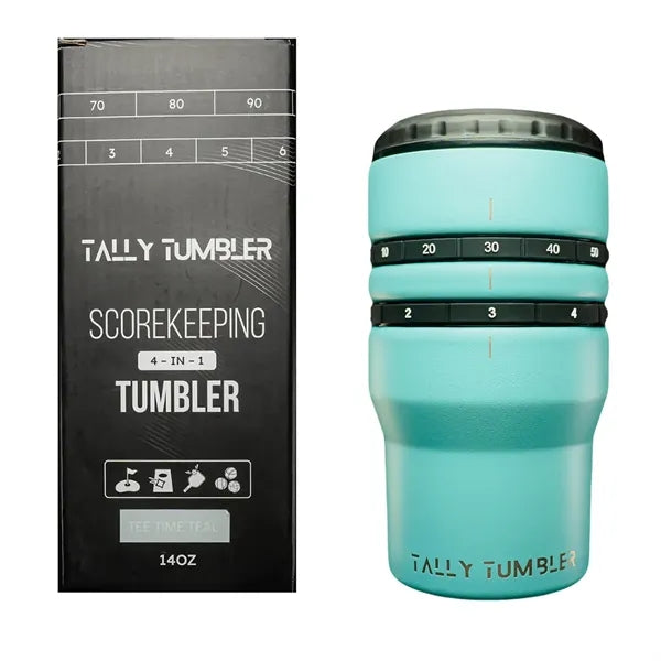 Tally Tumbler 4-in-1 Can Cooler & Scorekeeper 14oz