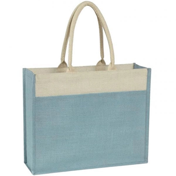 Jute Tote Bag With Front Pocket
