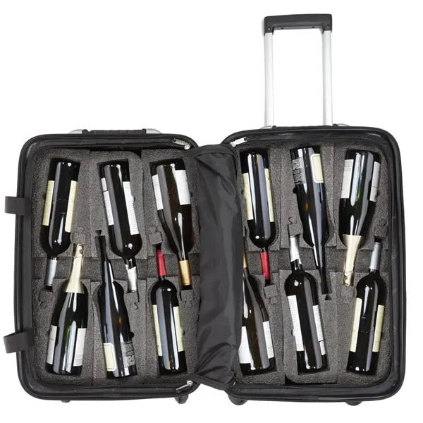 12-Bottle Wine Suitcase