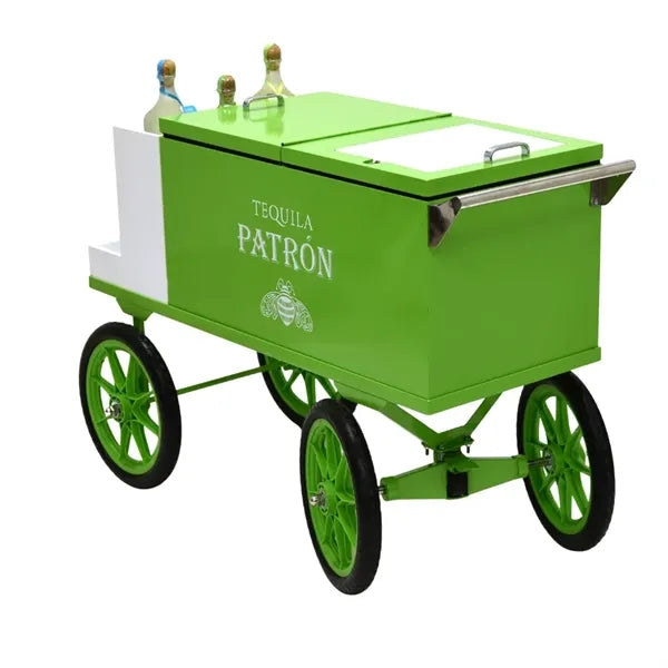 Ice Cream and Drink Cooler Push Cart