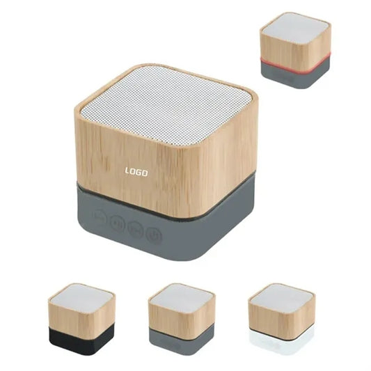 Portable Bamboo Waterproof Mini Wireless Speaker