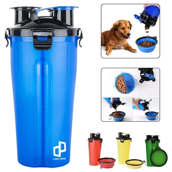 Pet Water Cup And Folding Bowl Set