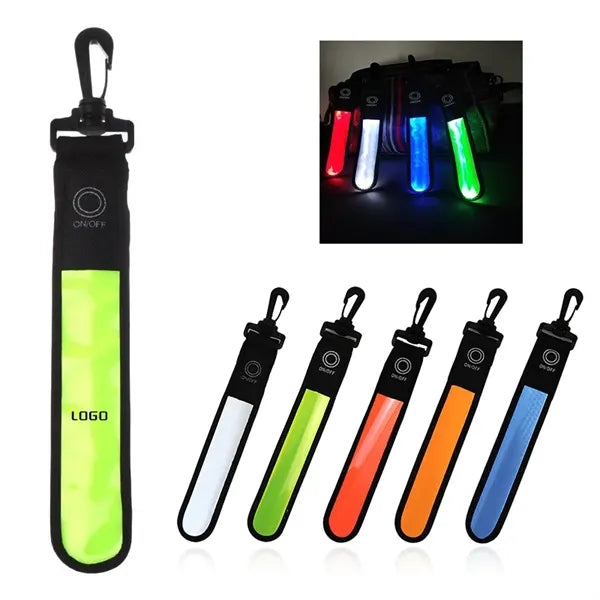 Rechargeable LED Safety Light Pendant Reflective Strip