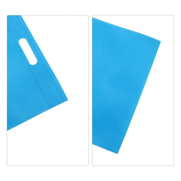 Heat Sealed Non Woven Shopping Bag W/ Die Cut Handle
