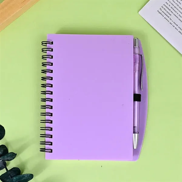 Spiral Bound Vinyl Cover Notebook