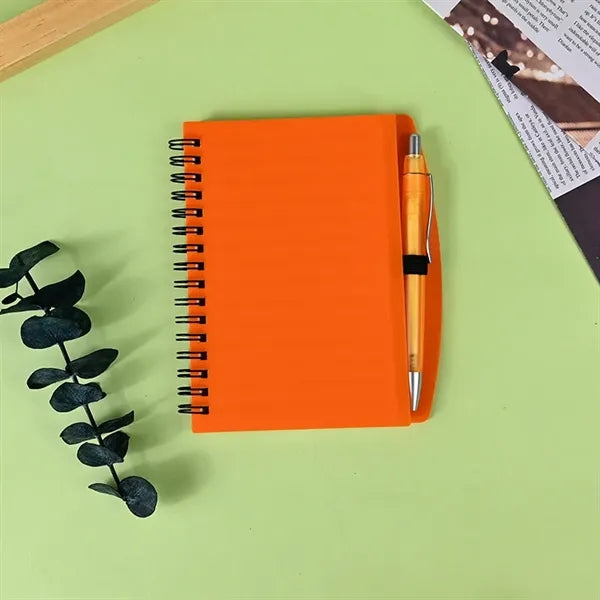 Spiral Bound Vinyl Cover Notebook