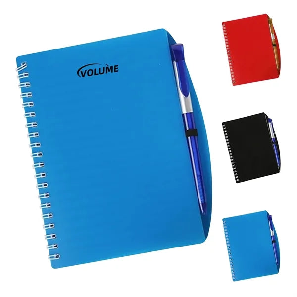 Spiral Bound Vinyl Cover Notebook