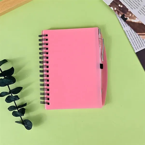Spiral Bound Vinyl Cover Notebook