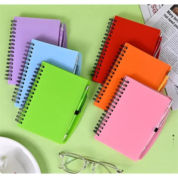 Spiral Bound Vinyl Cover Notebook