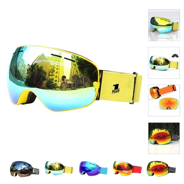 Snowboard Goggles Detachable Lens For Adults