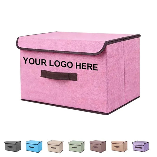 Foldable Storage Bin With Lid