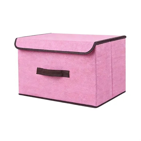 Foldable Storage Bin With Lid