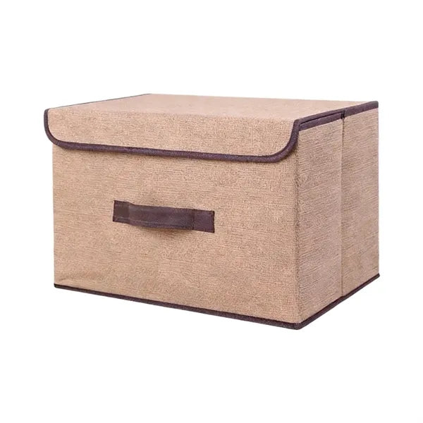Foldable Storage Bin With Lid