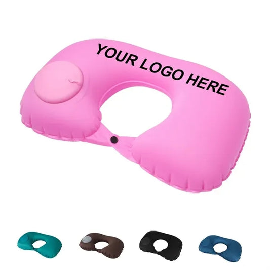 U-Shaped Inflatable Travel Neck Pillow